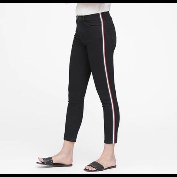 Banana Republic High Rise‎ Skinny Crop Jeans - Picture 1 of 8
